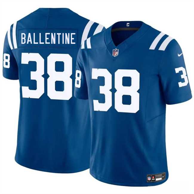 Men & Women & Youth Indianapolis Colts #38 Corey Ballentine Blue 2025 F.U.S.E. Vapor Limited Stitched Jersey